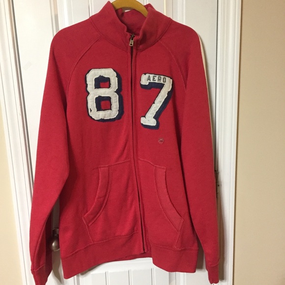 Aeropostale Other - Aeropostale NWT Red Zipper Sweatshirt Hoodie XXL